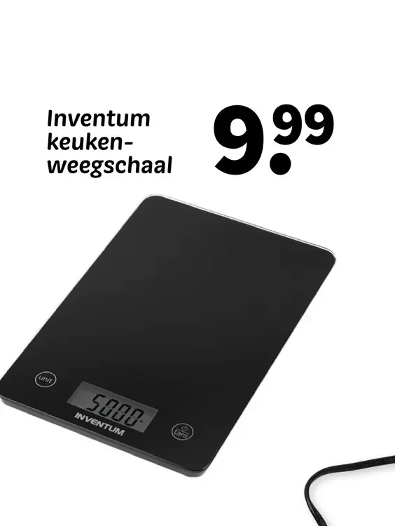 Promotie: Keukenweegschaal