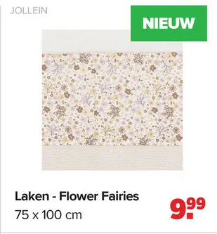 Aanbieding: Laken - Flower Fairies