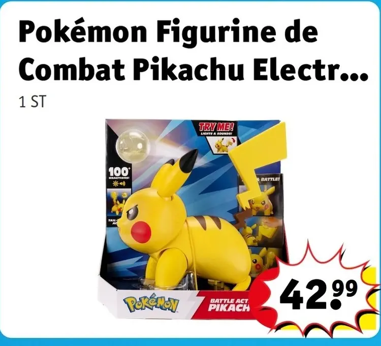 Offre: Pokémon Figurine de Combat Pikachu