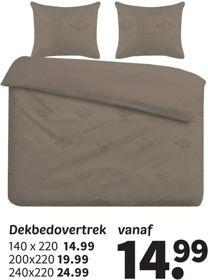 Promotie: Dekbedovertrek