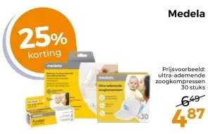 Aanbieding: ultra-ademende zoogkompressen