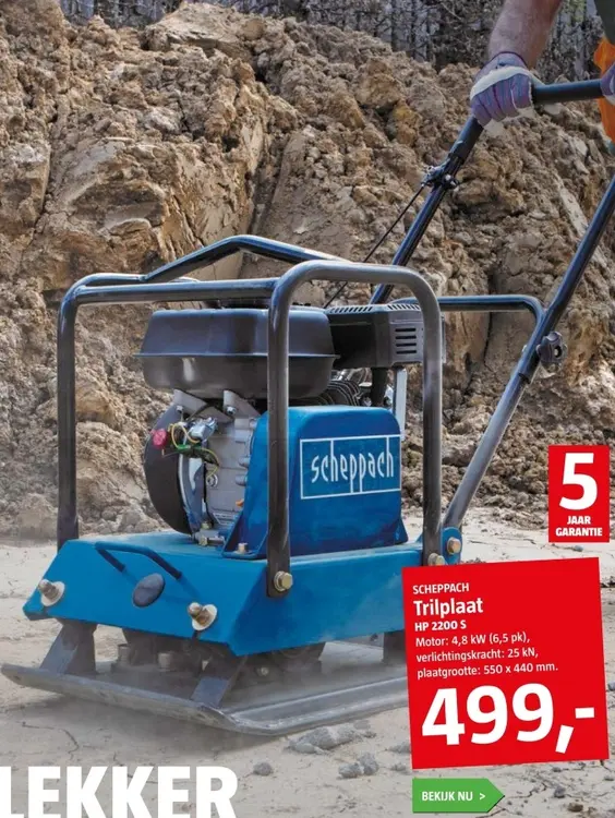 Aanbieding: Trilplaat HP 2200 S