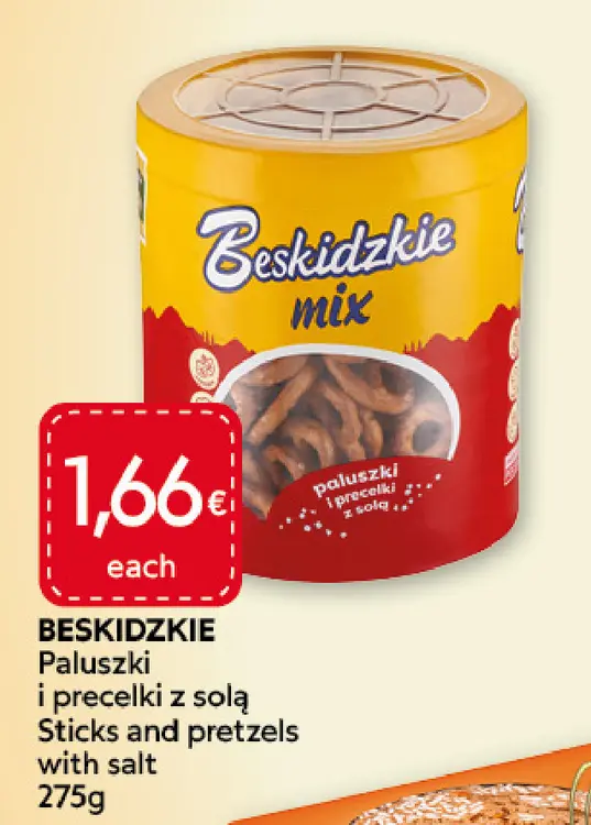 Aanbieding: Paluszki i precelki z solą