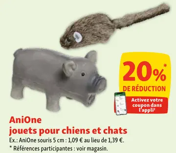 Offre: AniOne jouets pour chiens et chats
