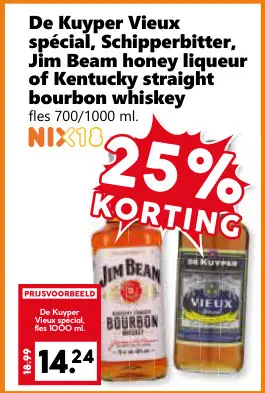 Aanbieding: Diverse likeur en sterke drank