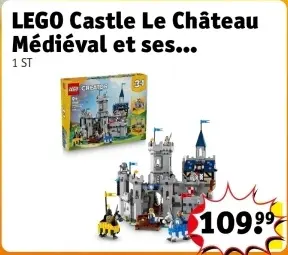 Offre: LEGO Castle Le Château Médiéval et ses...
