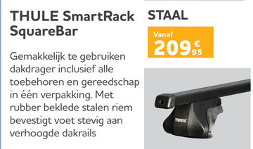 Aanbieding: THULE SmartRack STAAL SquareBar