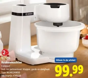 Aanbieding: Keukenmachine Compact