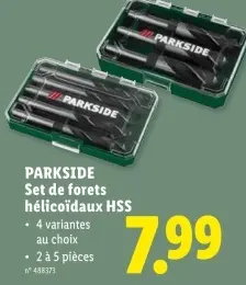 Offre: Set de forets hélicoïdaux HSS