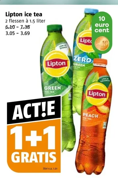 Aanbieding: Lipton ice tea