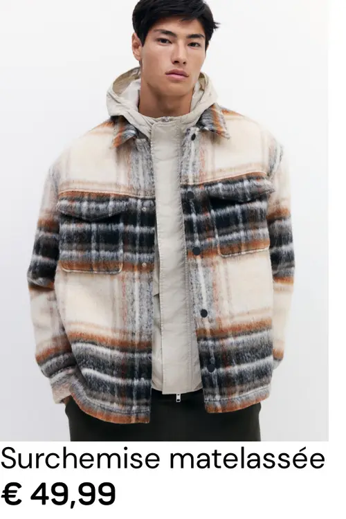 Offre: Surchemise matelassée