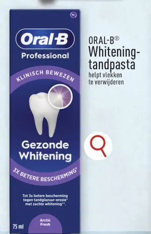 Promotie: Oral-B Professional Tandpasta