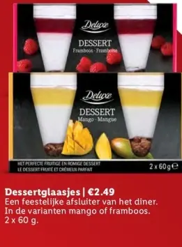 Aanbieding: Dessertglaasjes