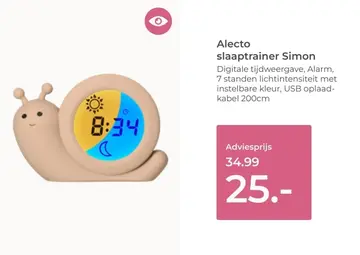 Aanbieding: Slaaptrainer Snail