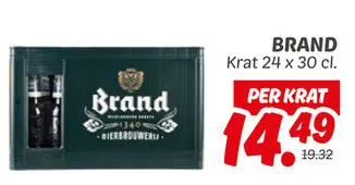 Aanbieding: Brand krat bier