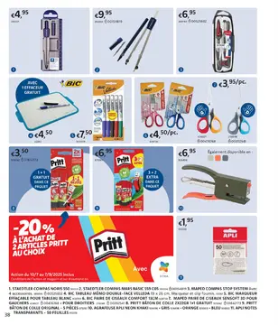 Offre: Produits pour l'école
