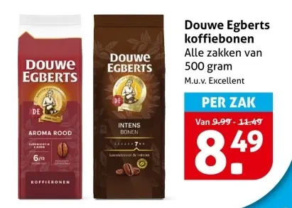 Aanbieding: Douwe Egberts koffiebonen