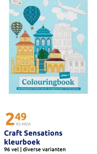 Promotie: Craft Sensations kleurboek