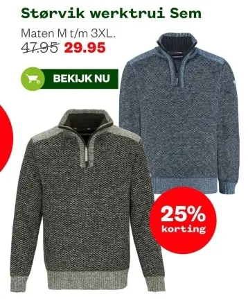 Aanbieding: Størvik werktrui Sem