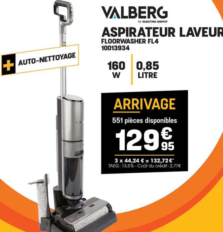 Offre: Aspirateur laveur floorwasher fl4