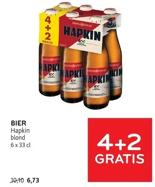 Promotie: BIER Hapkin blond