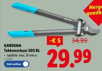 Promotie: Takkenschaar 500 BL