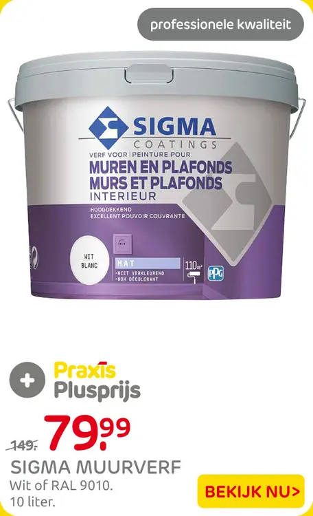 Aanbieding: Muurverf