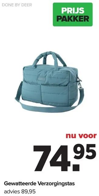 Promotie: Gewatteerde Verzorgingstas