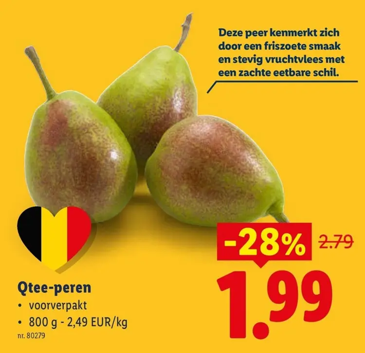 Promotie: Qtee-peren