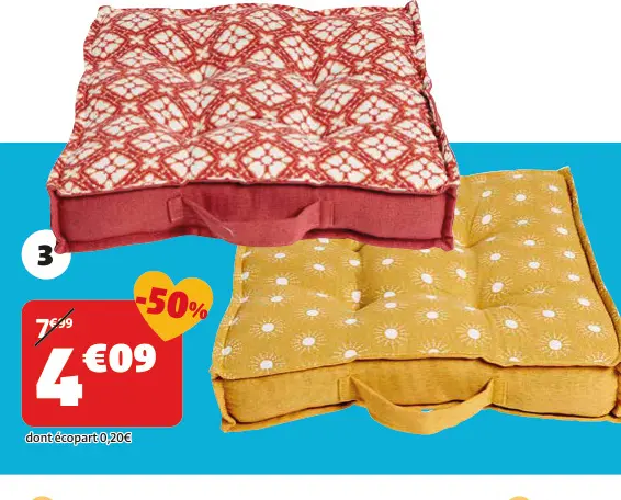 Offre: Coussin de sol