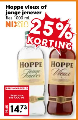 Aanbieding: Hoppe vieux of jonge jenever