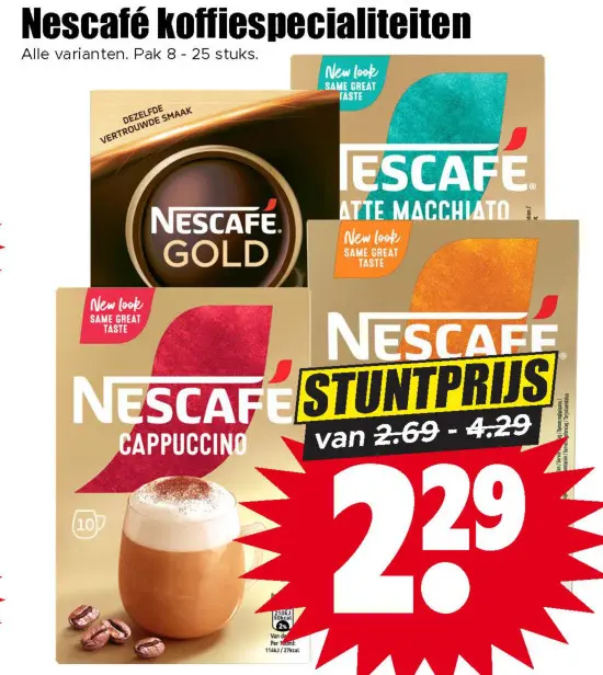 Aanbieding: koffiespecialiteiten