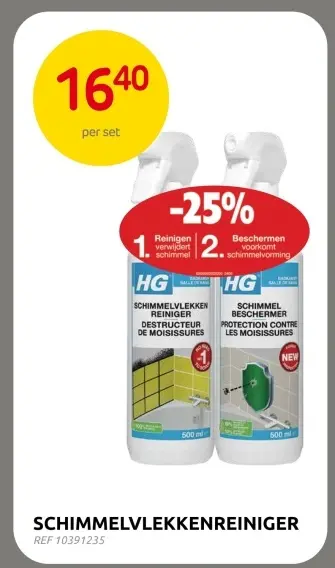 Promotie: Schimmelvlekkenreiniger