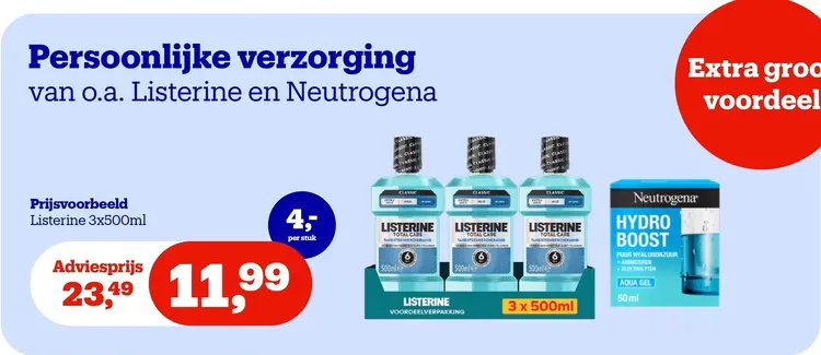 Promotie: Persoonlijke verzorging