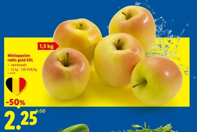 Promotie: Miniappelen rubis gold XXL