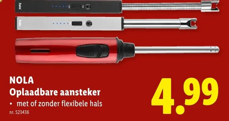 Promotie: NOLA Oplaadbare aansteker