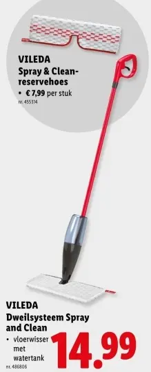 Promotie: Dweilsysteem Spray and Clean