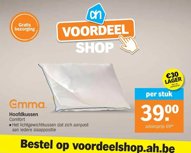 Promotie: Emma Hoofdkussen Comfort