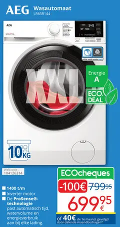 Promotie: Wasautomaat