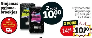 Aanbieding: Ninjamas pyjama-broekjes