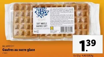 Offre: Gaufres au sucre glace