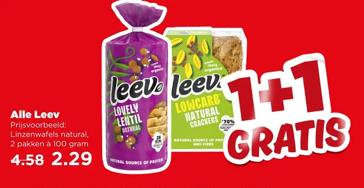 Aanbieding: Linzenwafels natural