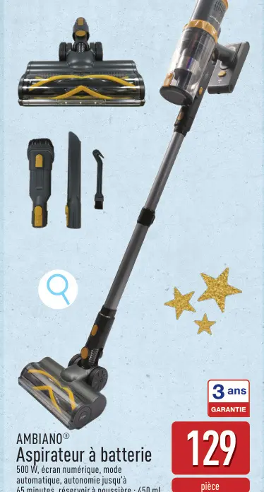 Offre: Aspirateur à batterie