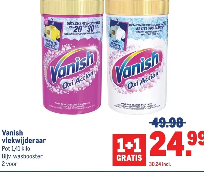 Aanbieding: Vanish vlekwijderaar
