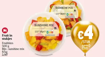 Aanbieding: Fruit in stukjes