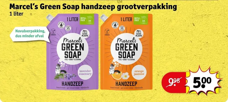 Aanbieding: Marcel's Green Soap handzeep grootverpakking