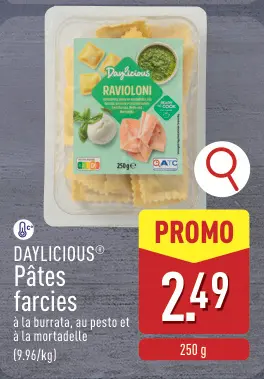 Offre: Pâtes farcies