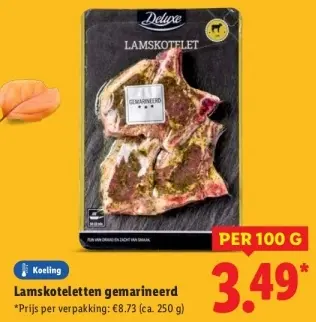 Aanbieding: Lamskoteletten gemarineerd