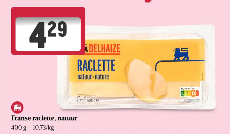 Promotie: Franse raclette, natuur