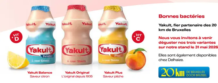 Offre: Yakult Balance, Yakult Original, Yakult Plus